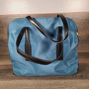 DSW Blue Teal Bag Tote With Inside Pockets